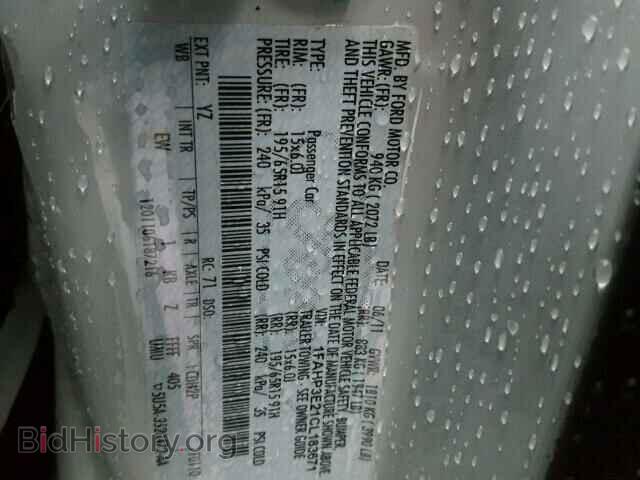2012 FORD FOCUS - VIN: 1FAHP3E21CL183671 - Фото 10