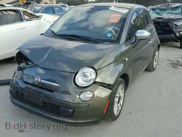 2013 FIAT 500 - VIN: 3C3CFFDR7DT739127 - Фото 2
