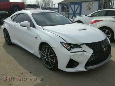 2015 Lexus RC RC-F, white — VIN JTHHP5BC2F5001759, Copart