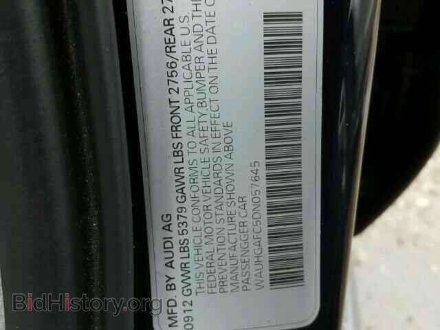 2013 AUDI A6 - VIN: WAUHGAFC5DN057645 - Фото 10