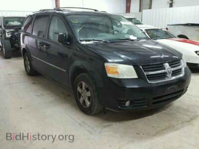 2010 Dodge CARAVAN Grand Cara, black — VIN 2D4RN5D16AR408201, Copart