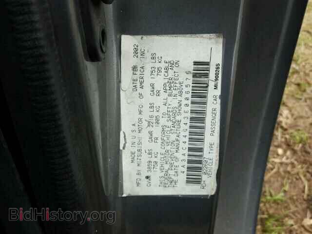 2003 MITSUBISHI ECLIPSE - VIN: 4A3AC44G43E006575 - Photo 10