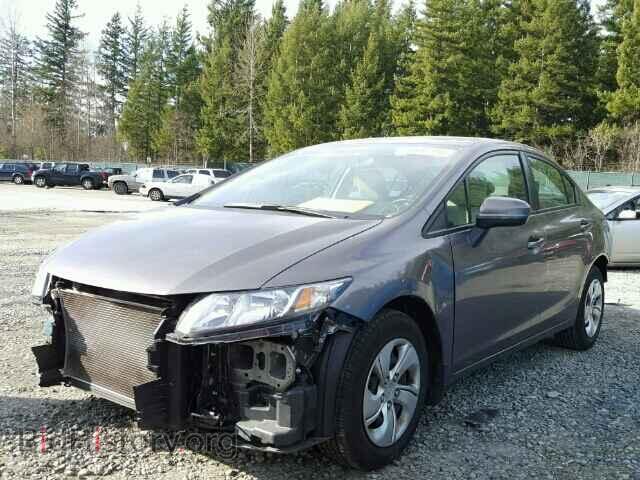 2014 HONDA CIVIC - VIN: 19XFB2F52EE253211 - Photo 2