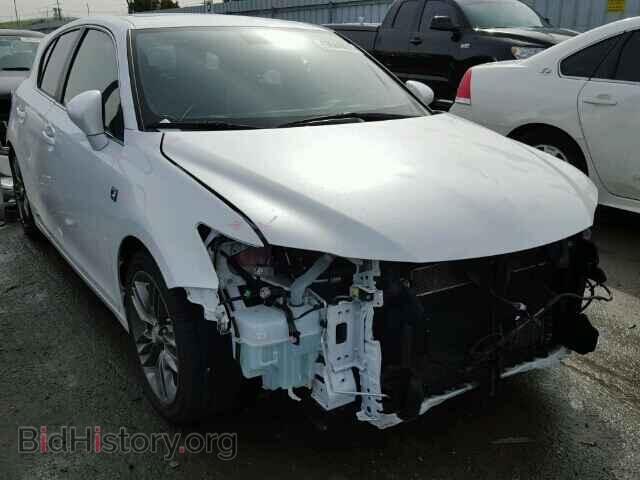 Фотография JTHKD5BHXC2060789 - LEXUS CT 200 2012