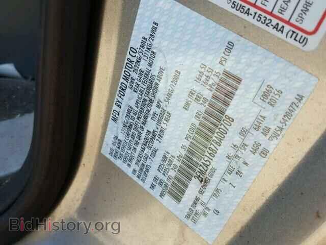 2007 FORD FREESTAR - VIN: 2FMZA51687BA00708 - Фото 10