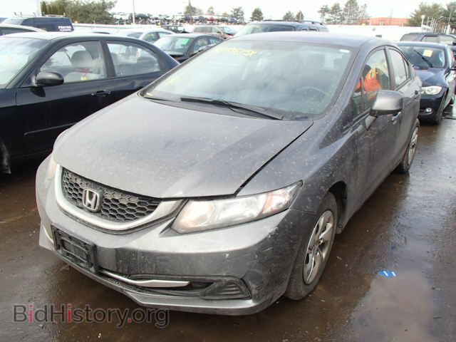 2013 HONDA CIVIC - VIN: 2HGFB2F55DH504484 - Фото 2