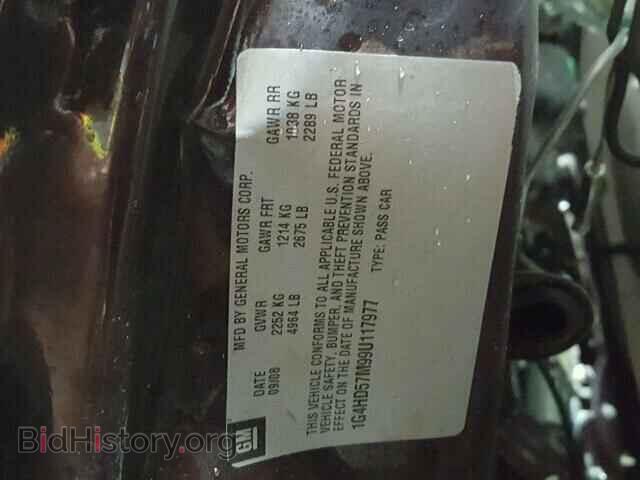 2009 BUICK LUCERNE - VIN: 1G4HD57M99U117977 - Фото 10