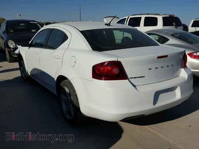 2013 DODGE AVENGER - VIN: 1C3CDZAB0DN708252 - Фото 3