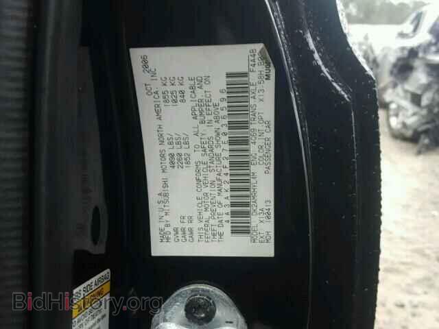 2007 MITSUBISHI ECLIPSE - VIN: 4A3AK24F27E036596 - Photo 10