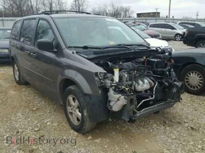 2010 Dodge CARAVAN GRAND HERO, gray — VIN 2D4RN3D16AR438366, Copart