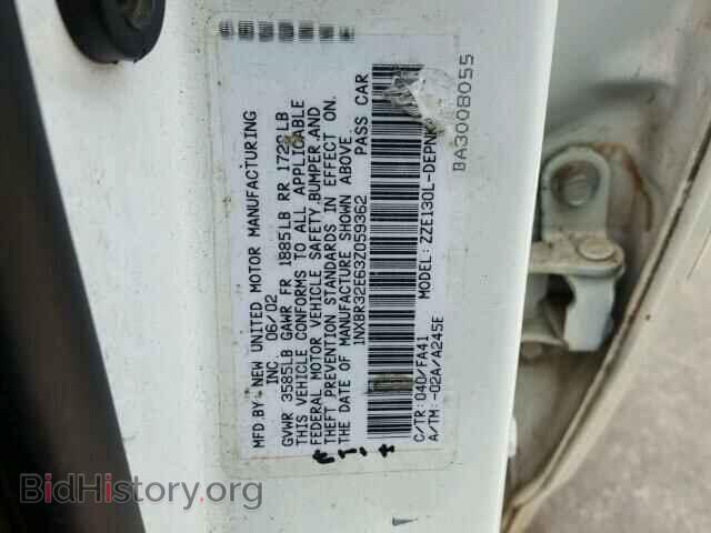 2003 TOYOTA COROLLA - VIN: 1NXBR32E63Z059362 - Photo 10