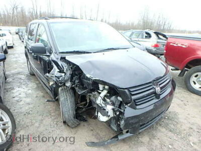 2010 Dodge CARAVAN GRAND CARA, black — VIN 2D4RN4DE6AR232909, Copart
