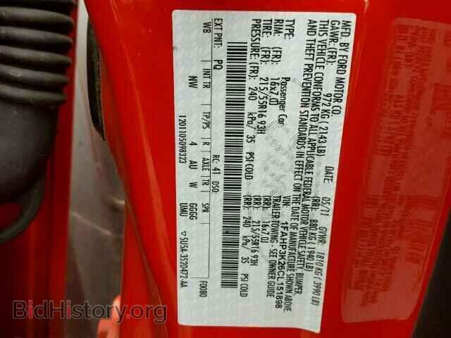 2012 FORD FOCUS - VIN: 1FAHP3K26CL151898 - Photo 10
