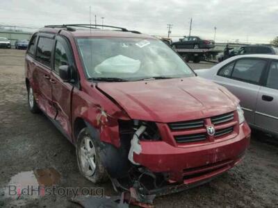 2010 Dodge CARAVAN GRAND HERO, maroon — VIN 2D4RN3D1XAR335743, Copart