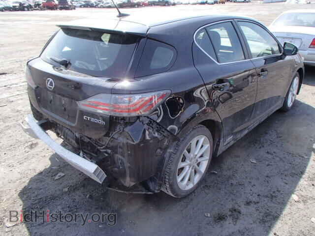 2011 LEXUS CT 200 - VIN: JTHKD5BH8B2013307 - Фото 4