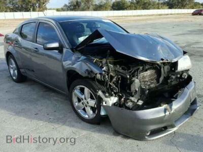 2011 Dodge AVENGER Avenger LU, gray — VIN 1B3BD2FB2BN583454, Copart