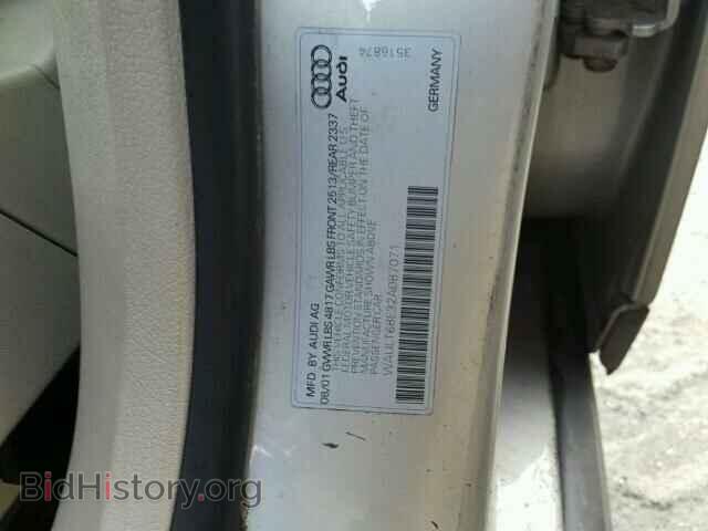 2002 AUDI A4 - VIN: WAULT68E32A087071 - Photo 10