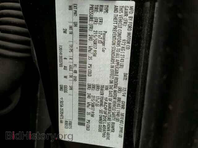 2014 FORD FOCUS - VIN: 1FADP3F20EL459760 - Photo 10