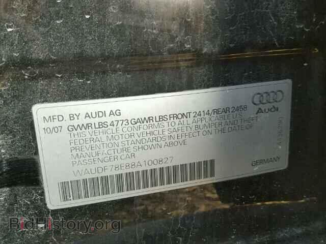 2008 AUDI A4 - VIN: WAUDF78E88A100827 - Photo 10