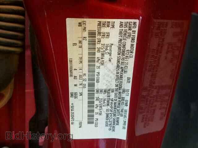 2012 FORD FOCUS - VIN: 1FAHP3F21CL278715 - Photo 10