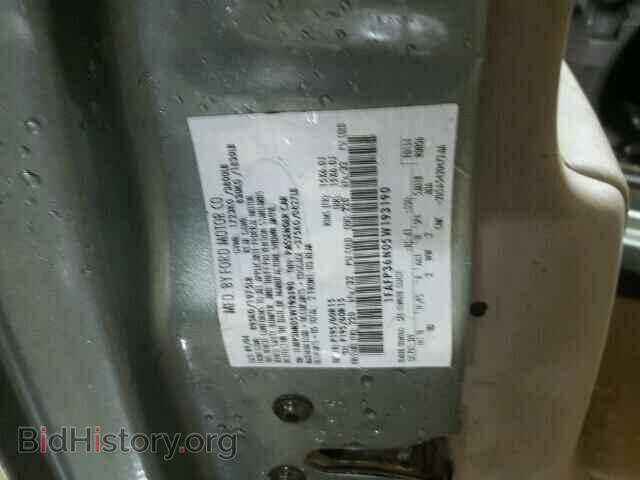 2005 FORD FOCUS - VIN: 1FAFP36N05W193190 - Фото 10