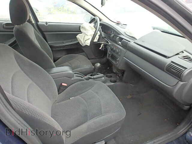 2006 CHRYSLER SEBRING - VIN: 1C3EL46X16N188178 - Фото 5