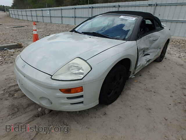 2003 MITSUBISHI ECLIPSE - VIN: 4A3AE45G23E019141 - Фото 2