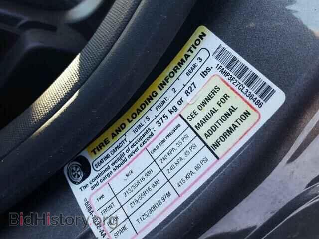 2012 FORD FOCUS - VIN: 1FAHP3F27CL336486 - Фото 10
