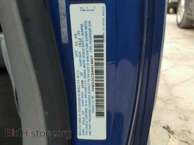 2004 VOLKSWAGEN BEETLE - VIN: 3VWCK31C84M414807 - Фото 10