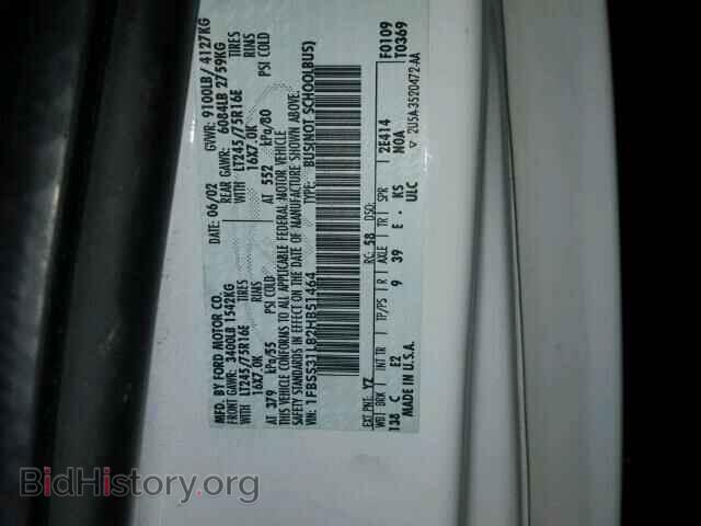 2002 FORD ECONOLINE - VIN: 1FBSS31L82HB51464 - Photo 10