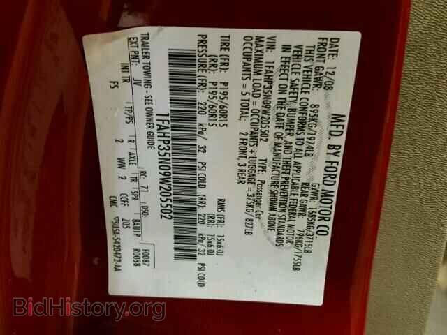 2009 FORD FOCUS - VIN: 1FAHP35N09W205502 - Photo 10