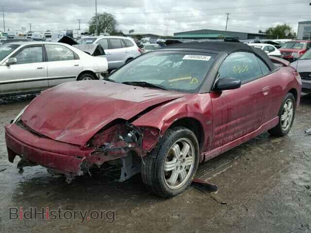 2001 MITSUBISHI ECLIPSE - VIN: 4A3AE85H11E088481 - Фото 2