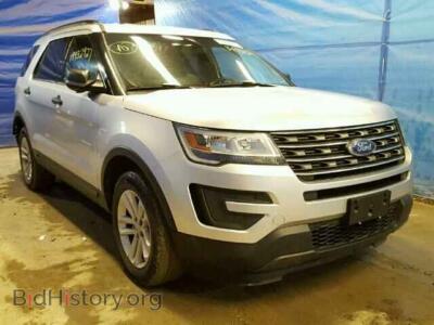 2016 Ford EXPLORER, silver — VIN 1FM5K8B84GGB32399, Copart