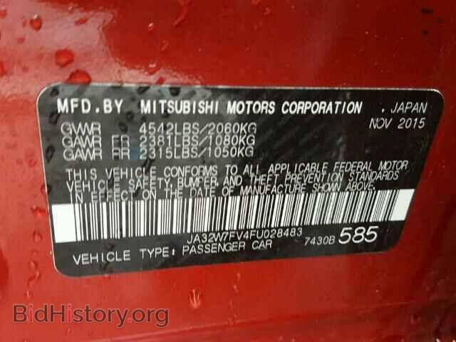 2015 MITSUBISHI EVO - VIN: JA32W7FV4FU028483 - Фото 10