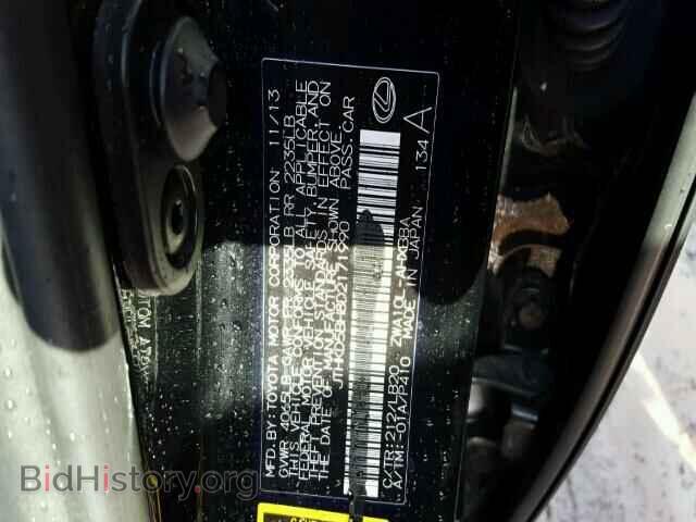 2013 LEXUS CT 200 - VIN: JTHKD5BH8D2171990 - Фото 10