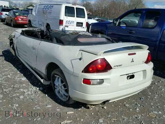 2002 MITSUBISHI ECLIPSE - VIN: 4A3AE85H02E042139 - Фото 3