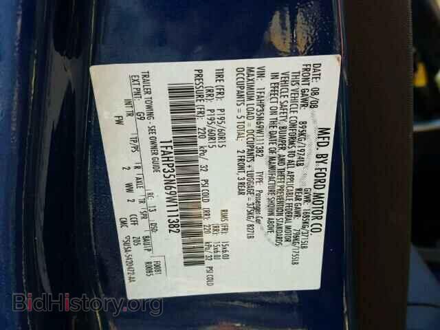 2009 FORD FOCUS - VIN: 1FAHP35N69W111382 - Фото 10