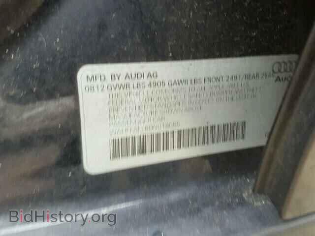 2013 AUDI A4 - VIN: WAUFFAFL6DN018055 - Фото 10