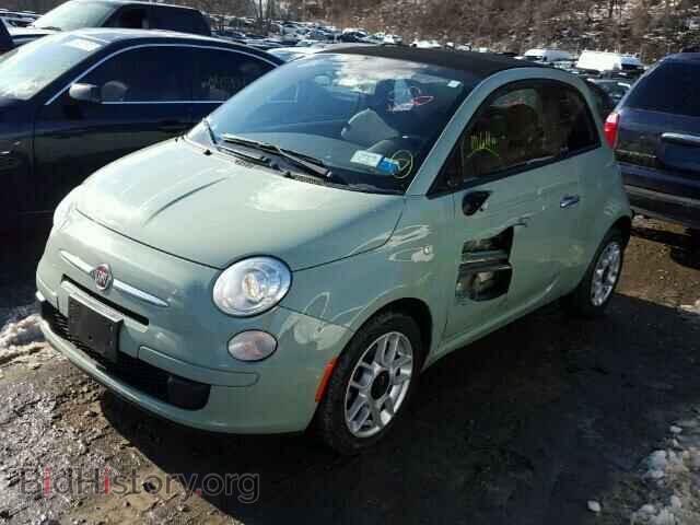 2012 FIAT 500 - VIN: 3C3CFFDR5CT130293 - Фото 2