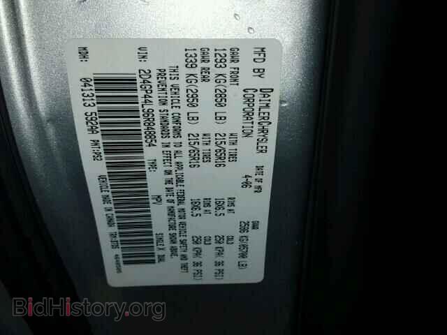 2006 DODGE CARAVAN - VIN: 2D4GP44L96R848854 - Photo 10