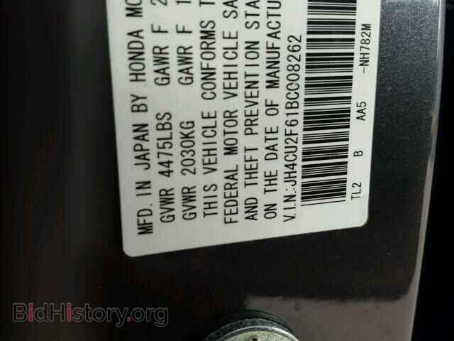 2011 ACURA TSX - VIN: JH4CU2F61BC008262 - Фото 10