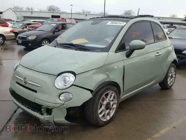 2015 FIAT 500 - VIN: 3C3CFFAR0FT620522 - Фото 2