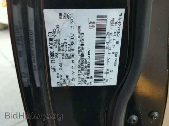 2007 FORD EXPLORER - VIN: 1FMEU64E57UA41953 - Фото 10