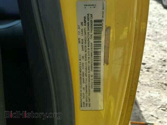 2008 VOLKSWAGEN BEETLE - VIN: 3VWRW31C58M514268 - Фото 10