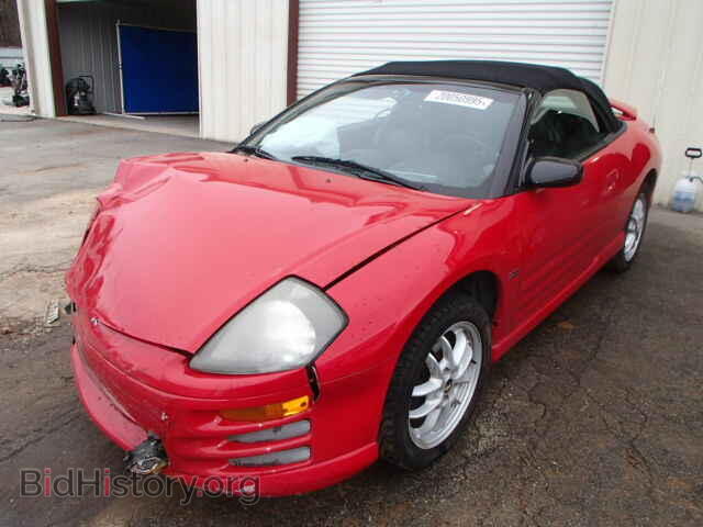 2002 MITSUBISHI ECLIPSE - VIN: 4A3AE85H72E020686 - Фото 2