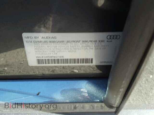 2015 AUDI S8 - VIN: WAUK2AFD9FN021005 - Фото 10