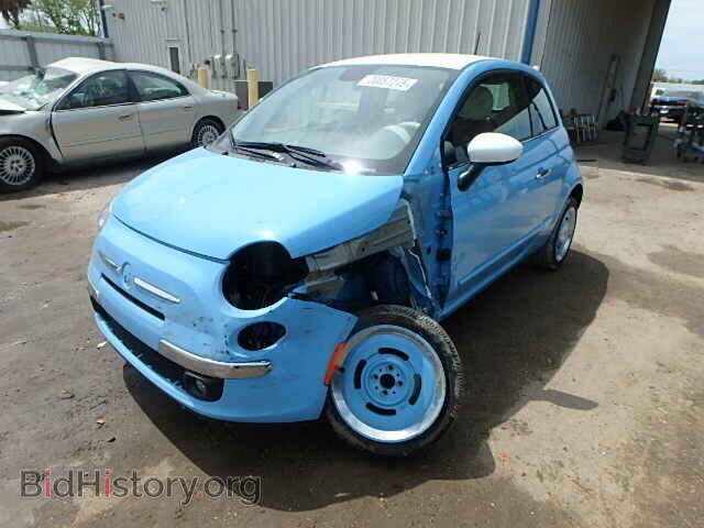 2015 FIAT 500 - VIN: 3C3CFFCR9FT575500 - Фото 2