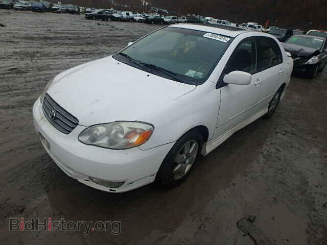 2003 TOYOTA COROLLA - VIN: 2T1BR32E43C134772 - Фото 2