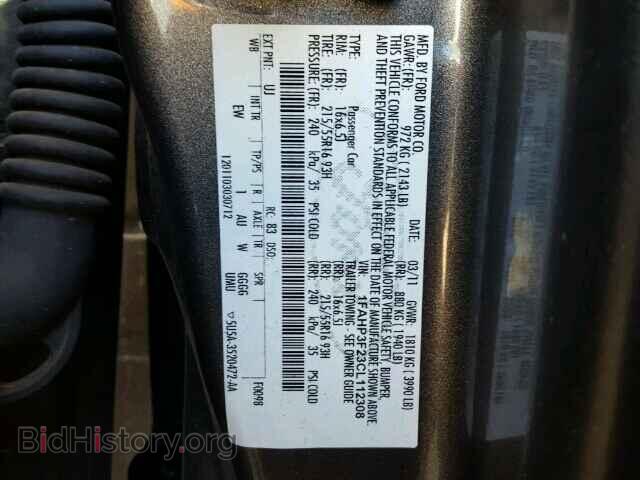 2012 FORD FOCUS - VIN: 1FAHP3F23CL112308 - Photo 10