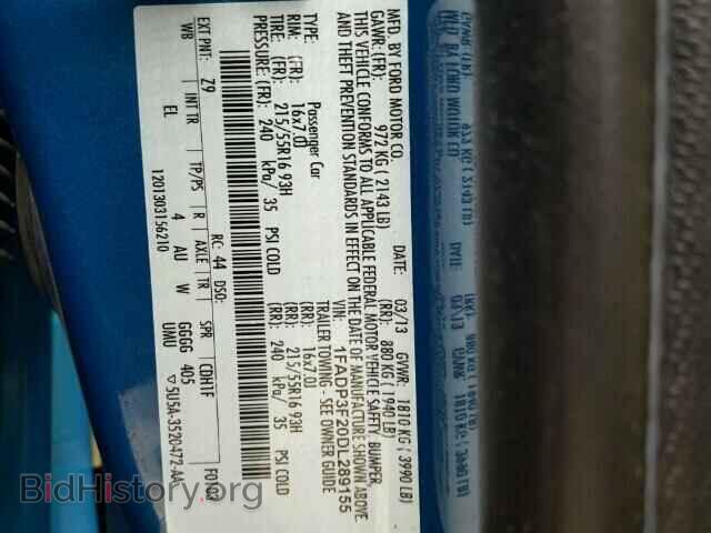 2013 FORD FOCUS - VIN: 1FADP3F20DL289155 - Photo 10